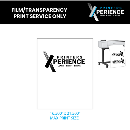 FILM/TRANSPARENCY  PRINT SERVICE ONLY
